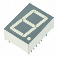 SunLED - XDMYK20A-1 - DISPLAY 20.32MM YELLOW 1DIGIT CA