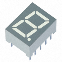 SunLED - XDUG08C - DISPLAY 9.9MM GREEN 1DIGIT CC