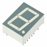 SunLED - XDVG20C-1 - DISPLAY 20.32MM GREEN 1DIGIT CC