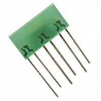 SunLED - XEMG23D - LIGHTBAR 5X16MM GREEN DIFFUSED