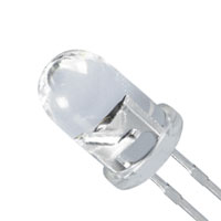 SunLED - XLM2CRK12W - LED RED CLEAR 5MM ROUND T/H