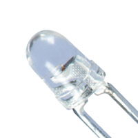 SunLED - XLMOK11W - LED ORANGE CLEAR 3MM ROUND T/H