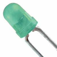SunLED - XLUG11D - LED GRN DIFF 3MM ROUND T/H