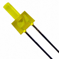 SunLED - XLUY13D - LED YELLOW DIFF 2MM ROUND T/H