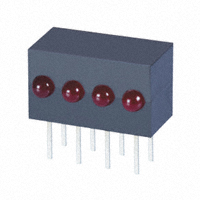 SunLED - XNF4ZUR46D - LED 4POS RED DIFFUSED CBI