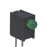 SunLED - XNK1LUG11D - LED 1POS GREEN DIFFUSED CBI