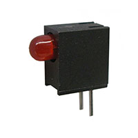 SunLED - XNK1LUR11D - LED 1POS RED DIFFUSED CBI