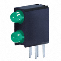 SunLED - XPC2LUG11D - LED 3MM GRN DIFF BI-LEVEL