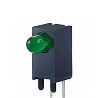 SunLED - XPV1LUG11D - LED 1POS GREEN DIFFUSED CBI