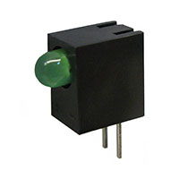 SunLED - XVB1LUG11D - LED 1POS GREEN DIFFUSED CBI