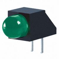 SunLED - XVB1LUG50D - LED 5MM GRN DIFF RA BK HOUSING