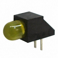 SunLED - XVB1LUY50D - LED 5MM YLW DIFF RA BK HOUSING