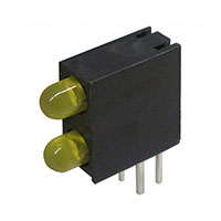 SunLED - XVG2LUY11D - LED 2POS YELLOW DIFFUSED CBI