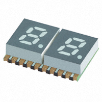 SunLED - XZFBBA05C2 - DISPLAY 0.2" 2DIGIT BLUE CC SMD