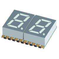 SunLED - XZFBBA07A2 - DISPLAY 0.3" 2DIGIT BLUE CA SMD