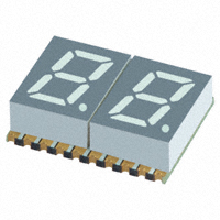 SunLED - XZFBBA07C2 - DISPLAY 0.3" 2DIGIT BLUE CC SMD