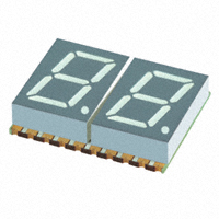 SunLED - XZFBBA10C2 - DISPLAY 0.4" 2DIGIT BLUE CC SMD