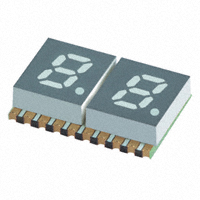 SunLED - XZFMYK05A2 - DISPLAY 0.2" 2DIGIT YLW CA SMD