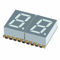 SunLED - XZFMYK07C2 - DISPLAY 0.3" 2DIGIT YLW CC SMD