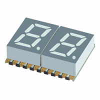 SunLED - XZFVG07C2 - DISPLAY 0.3" 2DIGIT GREEN CC SMD