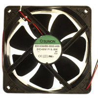 Sunon Fans - EEC0384B2-000U-A99 - FAN AXIAL 120X38MM 48VDC WIRE