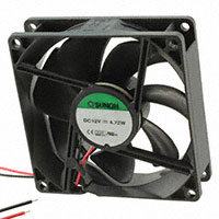 Sunon Fans - GF92251B1-000U-AE9 - FAN 92X25MM 12VDC IP68 75CFM