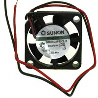 Sunon Fans - GM0502PEV2-8.N.GN - FAN AXIAL 25X6.9MM 5VDC WIRE