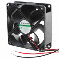 Sunon Fans - HA80251V4-000U-999 - FAN AXIAL 80X25MM 12VDC WIRE