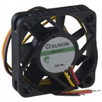 Sunon Fans - KDE0504PFV1.11.MS.AF.GN - FAN AXIAL 40X10MM VAPO 5VDC WIRE