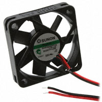 Sunon Fans - KDE0545PFV2.11.MS.A.GN - FAN AXIAL 45X10MM VAPO 5VDC WIRE