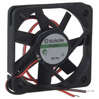 Sunon Fans - KDE1205PFVX.11.MS.A.GN - FAN AXIAL 50X10MM 12VDC WIRE