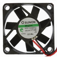 Sunon Fans - KDE1245PFV1.11.MS.A.GN - FAN AXIAL 45X10MM 12VDC WIRE