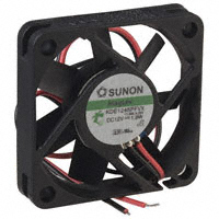 Sunon Fans - KDE1245PFVX.11.MS.A.GN - FAN AXIAL 45X10MM 12VDC WIRE