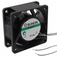 Sunon Fans - MA1062-HVL.GN - FAN AXIAL 60X25MM 115VAC WIRE