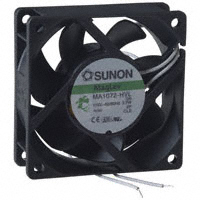 Sunon Fans - MA1072-HVL.GN - FAN AXIAL 70X25MM 115VAC WIRE