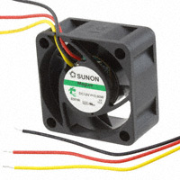 Sunon Fans - MB40201VX-000U-G99 - FAN AXIAL 40X20MM 12VDC WIRE