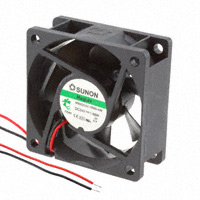Sunon Fans - MB60252V1-000U-A99 - FAN AXIAL 60X25MM 24VDC WIRE