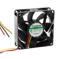 Sunon Fans - ME80251V1-000U-G99 - FAN AXIAL 80X25MM 12VDC WIRE