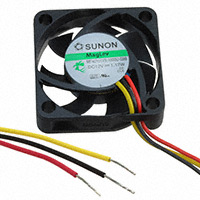 Sunon Fans - MF40101VX-1000U-G99 - FAN 12VDC 40X10MM VAPO 9.9CFM