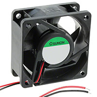Sunon Fans - PE60251B2-000U-A99 - FAN AXIAL 60X25MM 12VDC WIRE