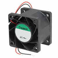 Sunon Fans - PF38281BX-000U-A99 - FAN AXIAL 38X28MM 12VDC WIRE
