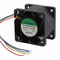 Sunon Fans - PF38281BX-000U-S99 - FAN AXIAL 38X28MM 12VDC WIRE