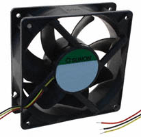 Sunon Fans - PMD1212PMB3-A.(2).F.GN - FAN AXIAL 120X38MM 12VDC WIRE