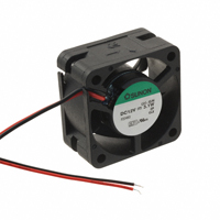 Sunon Fans - PMD1238PKB1-A.(2).GN - FAN AXIAL 38X20MM 12VDC WIRE