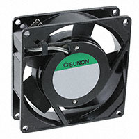 Sunon Fans - SF11592A-1092HST.GN - FAN 92X92X25 115VAC SLEEVE 36CFM