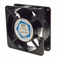 Sunon Fans - SP100A-1123XST - FAN AXIAL 120X38MM 115VAC TERM