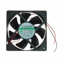 Sunon Fans - KDE1212PMV1.13.MS.A.GN - FAN AXIAL 120X38MM 12VDC WIRE