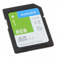 Swissbit - SFSD8192L3BM1TO-I-GE-2CP-STD - MEM CARD SDHC 8GB CLASS 10 PSLC