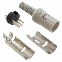 Switchcraft Inc. - 05GM5MX - CONN DIN MALE PLUG 5POS STR GRAY