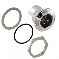 Switchcraft Inc. - B3MAUH - CONN RCPT 3POS PNL MNT PIN